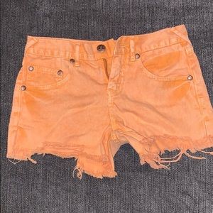 Free People Jean Shorts